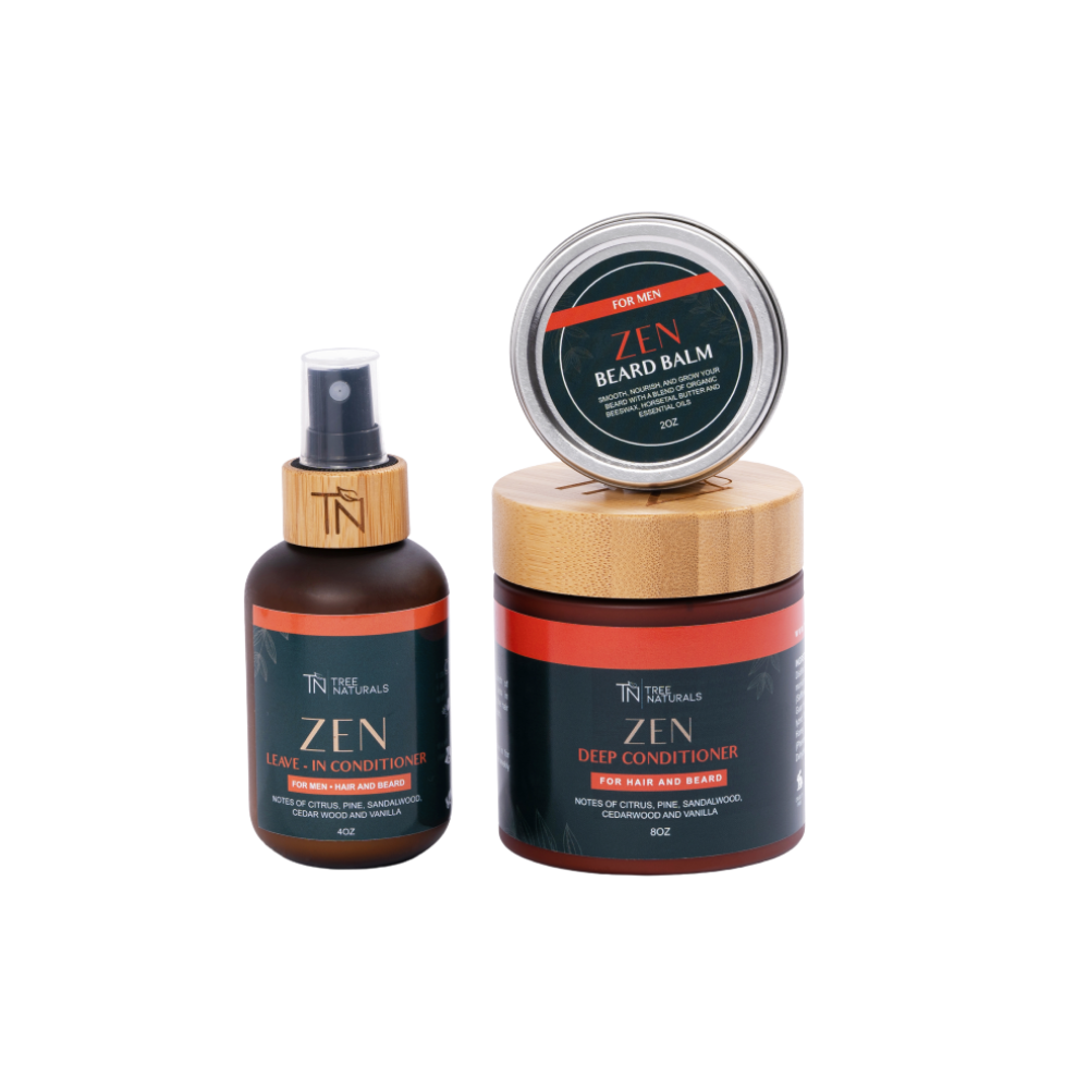 ZEN Men's Hair & Beard Bundle - Tree Naturals