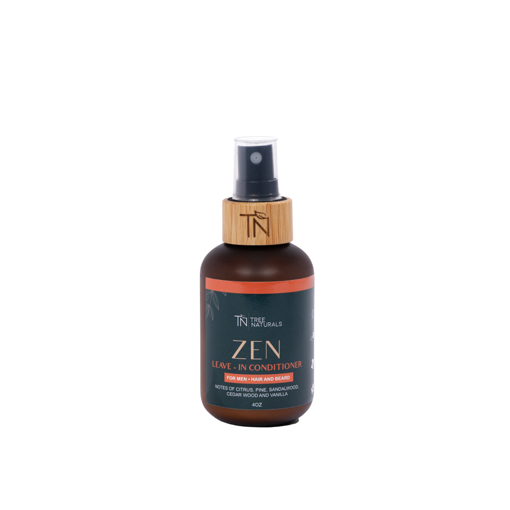 ZEN Men's Hair & Beard Leave In Conditioning Spray - Tree Naturals